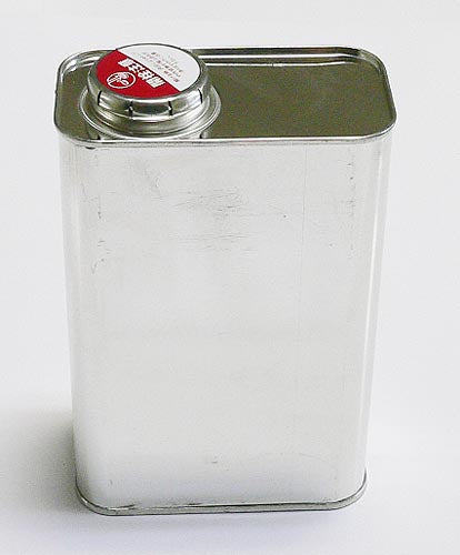空缶【角1L】　塗料の小分けに便利な空き缶