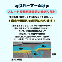 【送料無料】【即日出荷】タスペーサー02 黒 500個入り(50平米分)　