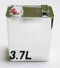 空缶【角3.7L】　塗料の小分けに便利な空き缶