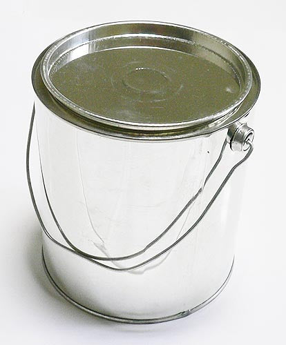 空缶【丸3L】　塗料の小分けに便利な空き缶