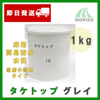 【施工手引き付】タケトップ グレイ 1kg(約0.8平米分) 竹林化学工業