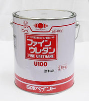 ファインウレタンU100 無鉛レモンエロー ツヤあり 3.6kg(約10～15平米分)