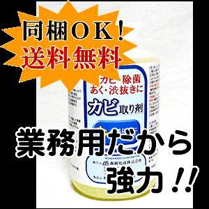 強力かび取り剤 ステイン塗布前の汚れ・カビを強力除去！デッキなどの木部はもちろん<br>台所用品・陶器・布にもＯＫ！刷毛で塗って洗うだけ。こすり洗い不要！【容量：1Ｌ】