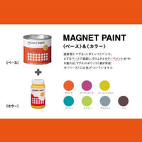 MAGNET PAINTセット(マグネットペイントセット) 全7色(約1平米分) カラーワークス