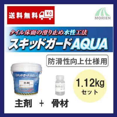 スキットガードAQUA 1.12kgセット(6～8平米分) 【スキットガードAQUA 1kg 1缶+スキットガードベース(H) 120g 1缶】