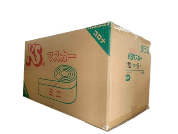 布ポリマスカー 1100mm × 25M 60巻 1箱 コロナ処理済み 養生 布ポリマスカー 1100mm × 25M 60巻 1箱 コロナ処理済み 養生