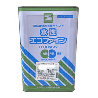 水性エコファイン 白/ホワイト ツヤ選択可能 16kg(約53～64平米分)